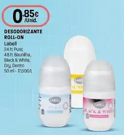 Intermarché Desodorizante roll-on Labell promoção
