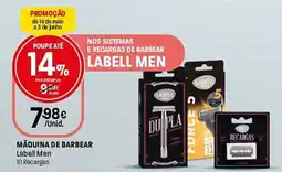 Intermarché Máquina de barbear labell men promoção