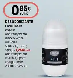 Intermarché Desodorizante Labell Men Roll-On promoção
