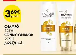 Pingo Doce Pantene champô / condicionador promoção