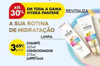 Pingo Doce Champô/ condicionador pantene promoção