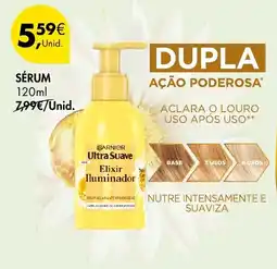 Pingo Doce Garnier ultra suave sérum promoção