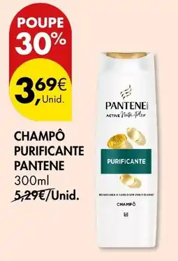 Pingo Doce Champô purificante pantene promoção