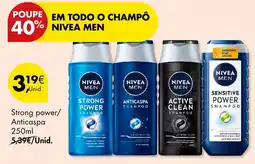 Pingo Doce Nivea men strong power/ anticaspa promoção