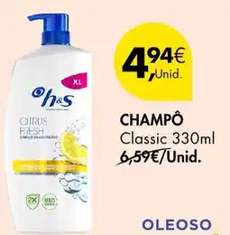 Pingo Doce H&s champô promoção