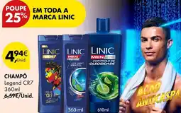 Pingo Doce Linic champô legend cr7 promoção