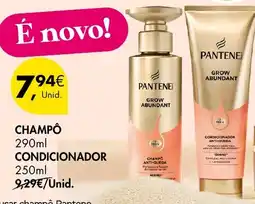 Pingo Doce Pantene champô / condicionador promoção