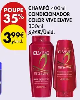 Pingo Doce Champo condicionador color vive elvive promoção