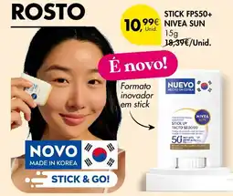 Pingo Doce Stick fps50+ nivea sun promoção