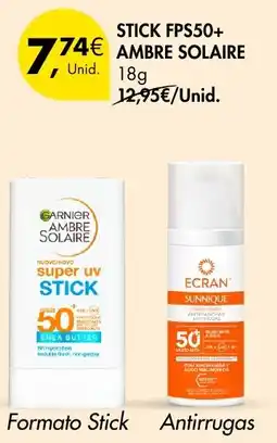 Pingo Doce Stick fps50+ ambre solaire promoção