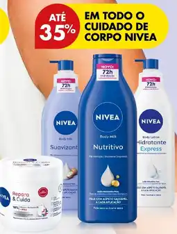 Pingo Doce Em todo o cuidado de corpo nivea promoção
