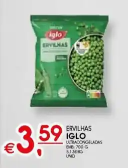 Meu Super Ervilhas iglo ultracongeladas promoção