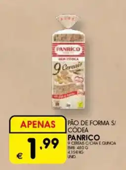 Meu Super Pão de forma s/ codea panrico promoção