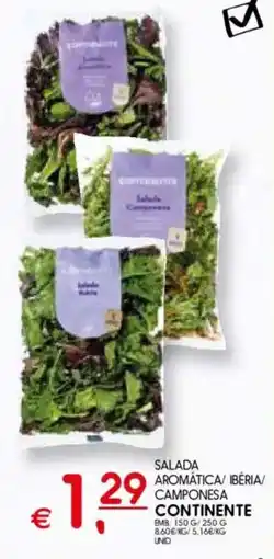 Meu Super Salada aromática ibéria/ camponesa continente promoção