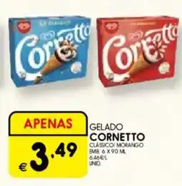 Meu Super Gelado cornetto promoção