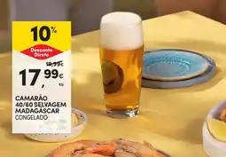 Continente Camarão 40/60 selvagem madagascar congelado promoção