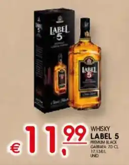 Meu Super Whisky label 5 premium black promoção