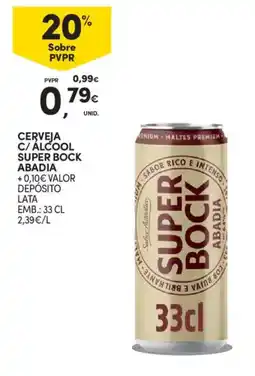Continente Cerveja c/ alcool super bock abadia promoção