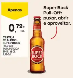 Continente Cerveja c/ álcool super bock pull-off promoção