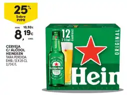 Continente Cerveja c/ alcool heineken promoção