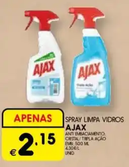 Meu Super Spray limpa vidros ajax promoção
