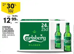 Continente Cerveja c/ álcool carlsberg promoção