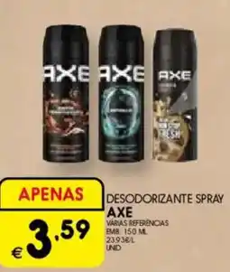 Meu Super Desodorizante spray axe promoção