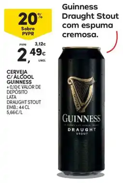 Continente Cerveja c/ alcool guinness promoção