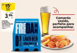 Continente Cerveja s/álcool estrela damm promoção