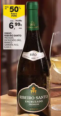 Continente Vinho ribeiro santo promoção