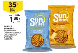 Continente Snacks sunbites promoção