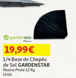 Auchan 1/4 Base de Chapéu de Sol GARDENSTAR promoção