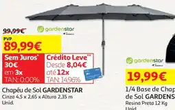 Auchan Chapéu de Sol GARDENSTAR promoção