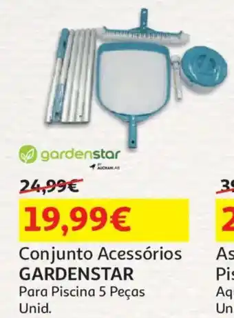 Conjunto Acessórios GARDENSTAR Para Piscina 5 Peças Unid.