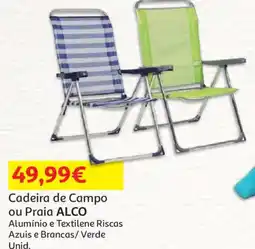 Auchan Cadeira de Campo ou Praia ALCO promoção