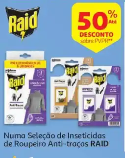 Auchan Numa Seleção de Inseticidas de Roupeiro Anti-traças RAID promoção