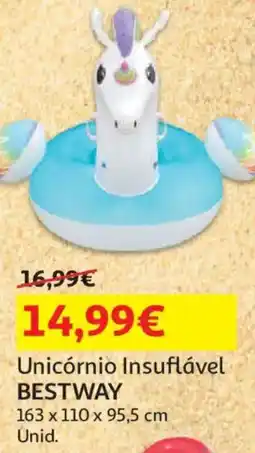 Auchan Unicórnio Insuflável BESTWAY promoção