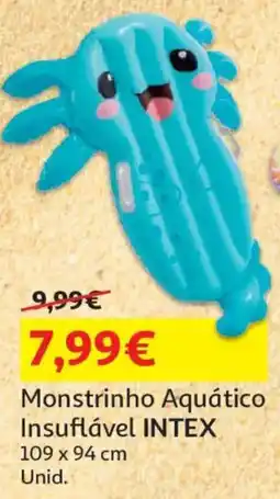 Auchan Monstrinho Aquático Insuflável INTEX promoção