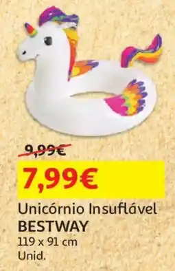 Auchan Unicórnio Insuflável BESTWAY promoção