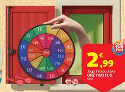 Auchan Jogo Tiro ao Alvo ONE TWO FUN promoção