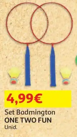 Auchan Set Badmington ONE TWO FUN promoção