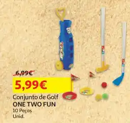 Auchan Conjunto de Golf ONE TWO FUN 10 Peças promoção