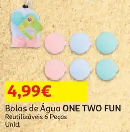 Auchan Bolas de Água ONE TWO FUN promoção