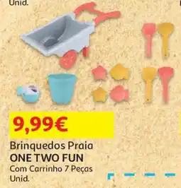Auchan Brinquedos Praia ONE TWO FUN promoção