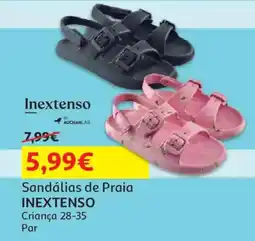 Auchan Sandálias de Praia INEXTENSO promoção