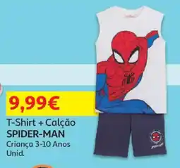 Auchan T-Shirt + Calção SPIDER-MAN promoção
