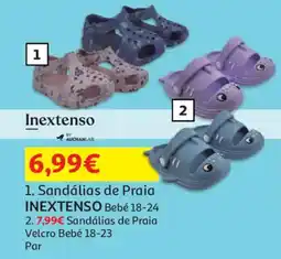 Auchan Sandálias de Praia INEXTENSO Bebé 18-24 promoção