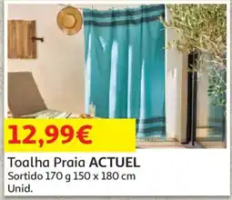 Auchan Toalha Praia ACTUEL promoção
