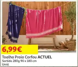 Auchan Toalha Praia Corfou ACTUEL promoção