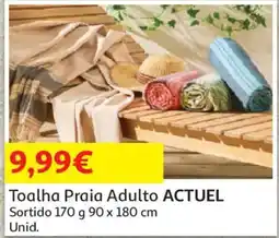 Auchan Toalha Praia Adulto ACTUEL promoção
